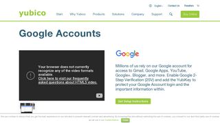 Google Accounts | Yubico