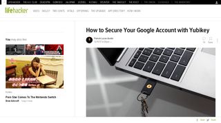 How to Secure Your Google Account with Yubikey - Lifehacker