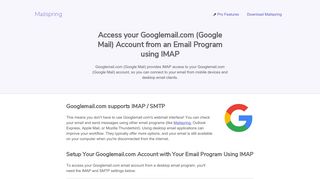 How to access your Googlemail.com (Google Mail) email account ...