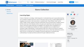 Gooru Collection | Blended Video | BetterLesson
