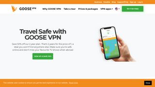Travel Safe with GOOSE VPN - GOOSE VPN service