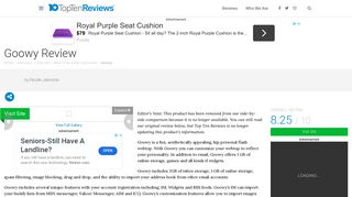 Goowy Review - Pros, Cons and Verdict - Top Ten Reviews