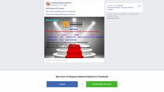 GNS Notices & Circulars... - Gopalan National School | Facebook