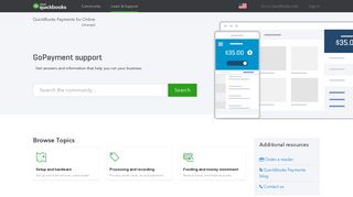 GoPayment - QuickBooks Learn & Support - Intuit