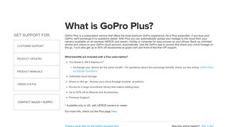 What is GoPro Plus?