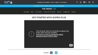 GoPro Official Website - Capture + share your world - Get Started with ...