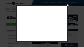 GOptions Login | Explore GOptions Demo Account - Binary Preview