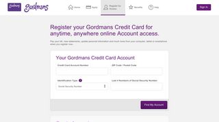 Gordmans Credit Card - - Comenity