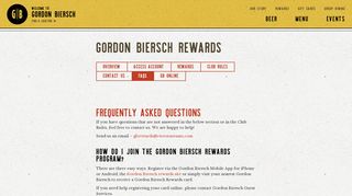 Frequently Asked Questions, Passport Rewards | Gordon Biersch