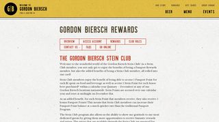 Join the Stein Club Through Our Restaurant Rewards | Gordon Biersch