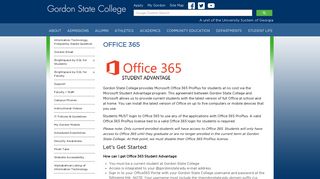 Office 365 - Gordon State College