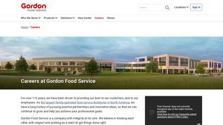 Careers | Gordon Food Service