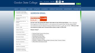 Gordon Email - Gordon State College