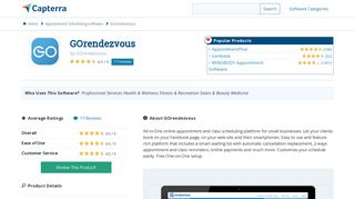 GOrendezvous Reviews and Pricing - 2019 - Capterra