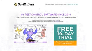 1 Gorilla Desk Pest Control Software