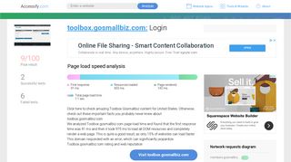 Access toolbox.gosmallbiz.com. Login