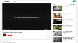 GoSmallBiz Toolbox DEMO YouTube - YouTube