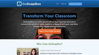 GoSoapBox: Student Response System - Learn From Your Students