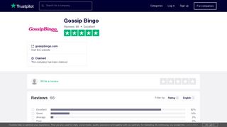 Gossip Bingo Reviews | Read Customer Service Reviews of ...