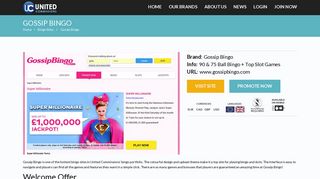 Gossip Bingo – Promote the #1 online bingo site in UK!