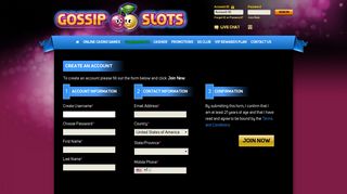 Join Now - Gossip Slots