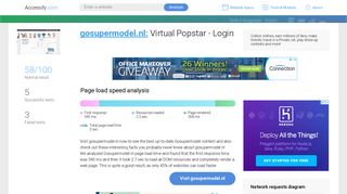 Access gosupermodel.nl. Virtual Popstar - Login