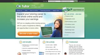 Become an Online Tutor with OkTutor.net - Get Money for Your ...