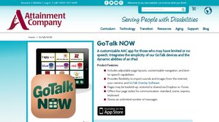 GoTalk NOW - Attainment Company