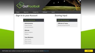 Log In - GotFootball.co.uk