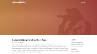 Gotham Dating Club Members Area - unlimitedbertyl