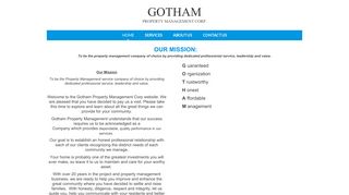 Gotham Property Management Corp - Our Mission: To be the property ...