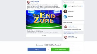 41NBC / WMGT - THE END ZONE: We've got high school... | Facebook