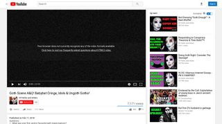 Goth Scene A&Q! Babybat Cringe, Idols & Ungoth Goths! - YouTube