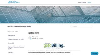 gotoBilling – Debt Pay Pro