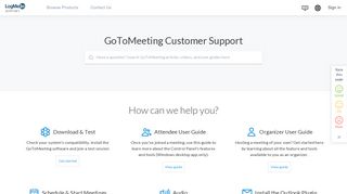 Official GoToMeeting Help and Support - LogMeIn Support