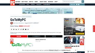 GoToMyPC Review & Rating | PCMag.com