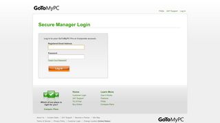 Secure Manager Login - GoToMyPC