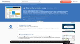 40 Similar Sites Like Gotoplumbing.co.uk - SimilarSites.com