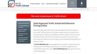 Traffic School Online Defensive Driving - Ticket Dismissal and ...