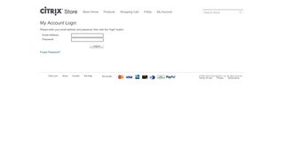 Citrix Store - Login