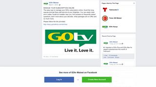 GOtv Malawi - MANAGE YOUR SUBSCRIPTION ONLINE The easy ...