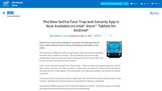 The New GotYa! Face Trap and Security App is Now Available on Intel ...