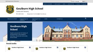 Goulburn High School: Home