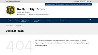 Links - Goulburn High School