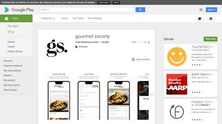 gourmet society – Apps on Google Play