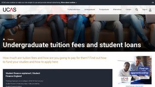 Student Finance - Student Loans And Tuition Fees - UCAS