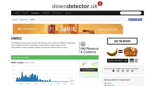 HMRC down? current problems and outages | Downdetector