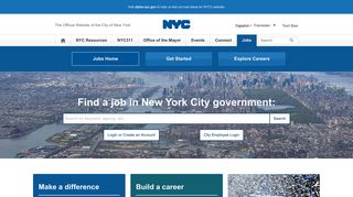 Jobs Home | City of New York - NYC.gov