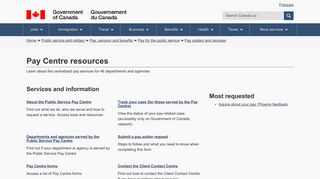 Pay Centre resources - Canada.ca - (www.tpsgc-pwgsc.gc.ca).