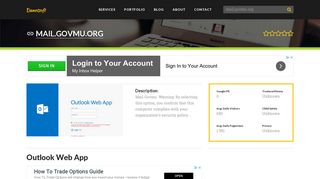 Welcome to Mail.govmu.org - Outlook Web App
